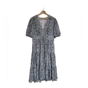 Tory Burch Floral Midi Dress